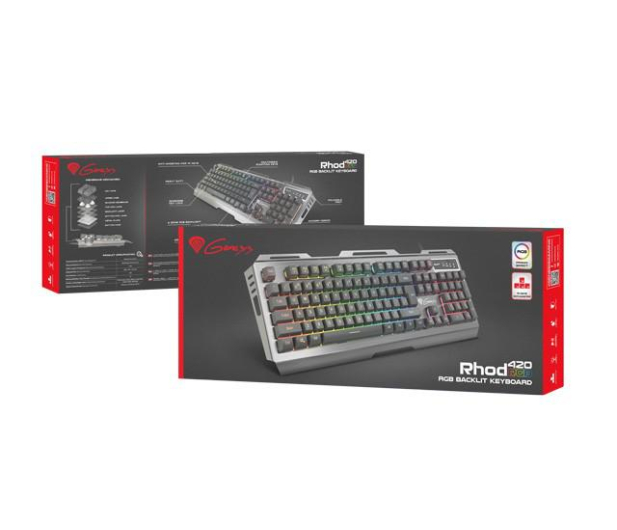 NATEC Genesis Rhod 420 podświetlana RGB NKG-1234 - 1077251 - zdjęcie 7